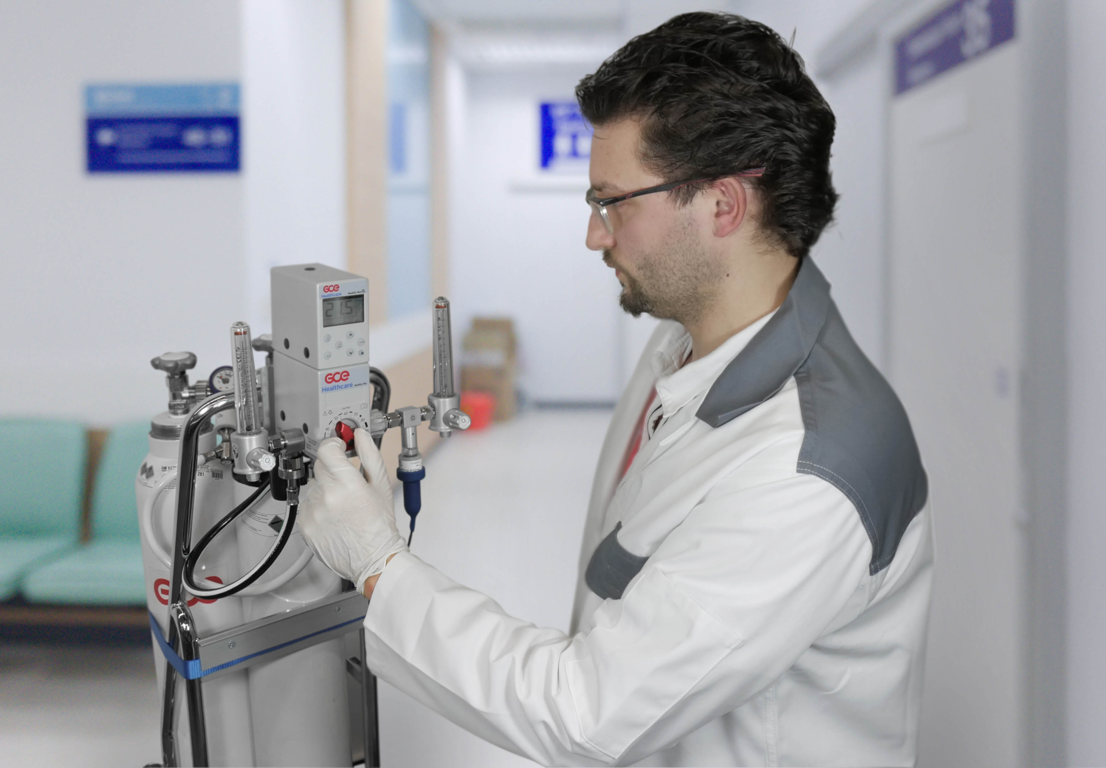 Precise mixture of medical Air and Oxygen GCE BLENDER GCE Group